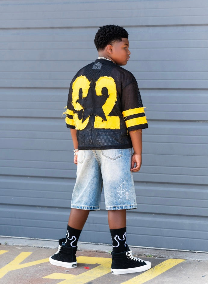 DISTRESSED JERSEY