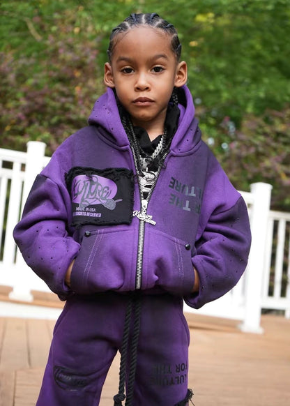 VIOLET ZIP UP JACKET